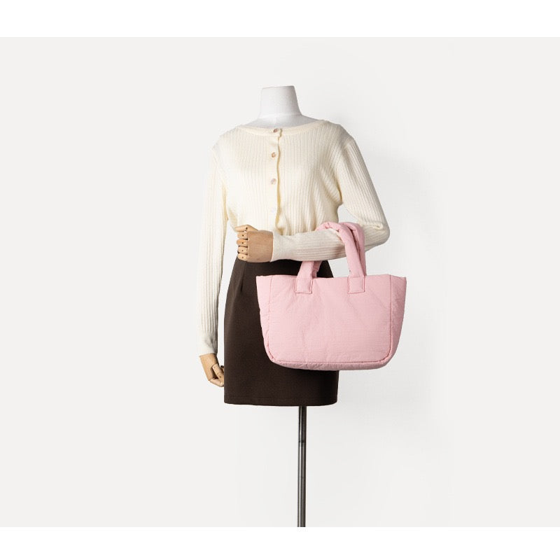 Versatile Quilted Nylon Tote
