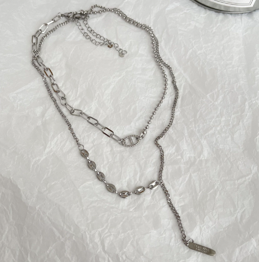 Multi-Layer Tassel Sweater Chain Necklace