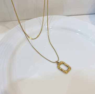 SamdoVideo YTPicks | 18K Gold-Plated Vacuum Geometry Necklace