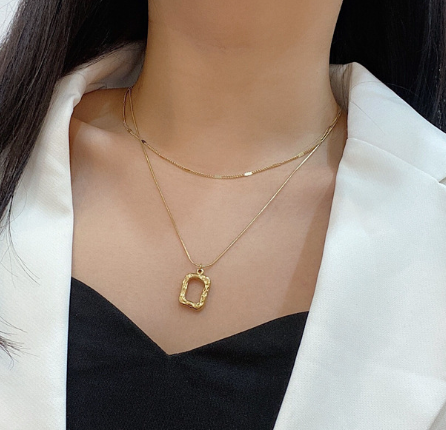 SamdoVideo YTPicks | 18K Gold-Plated Vacuum Geometry Necklace