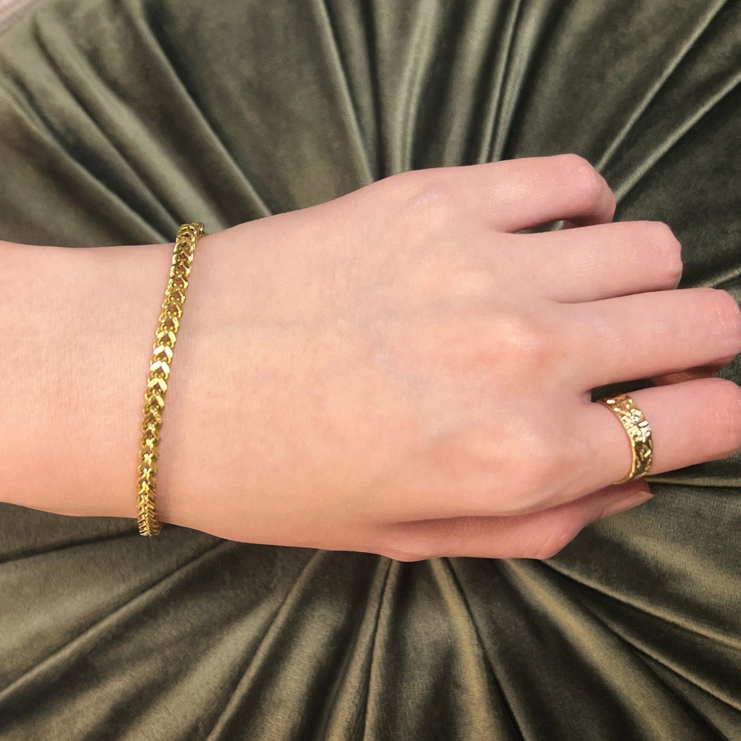 18K GOLD | Adjustable Everyday Chain Bracelet