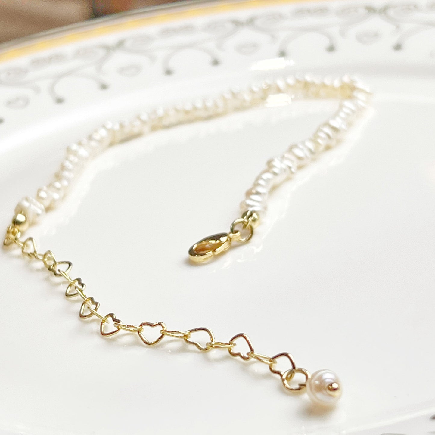 18K gold plated | Mirage Pearl Bracelet