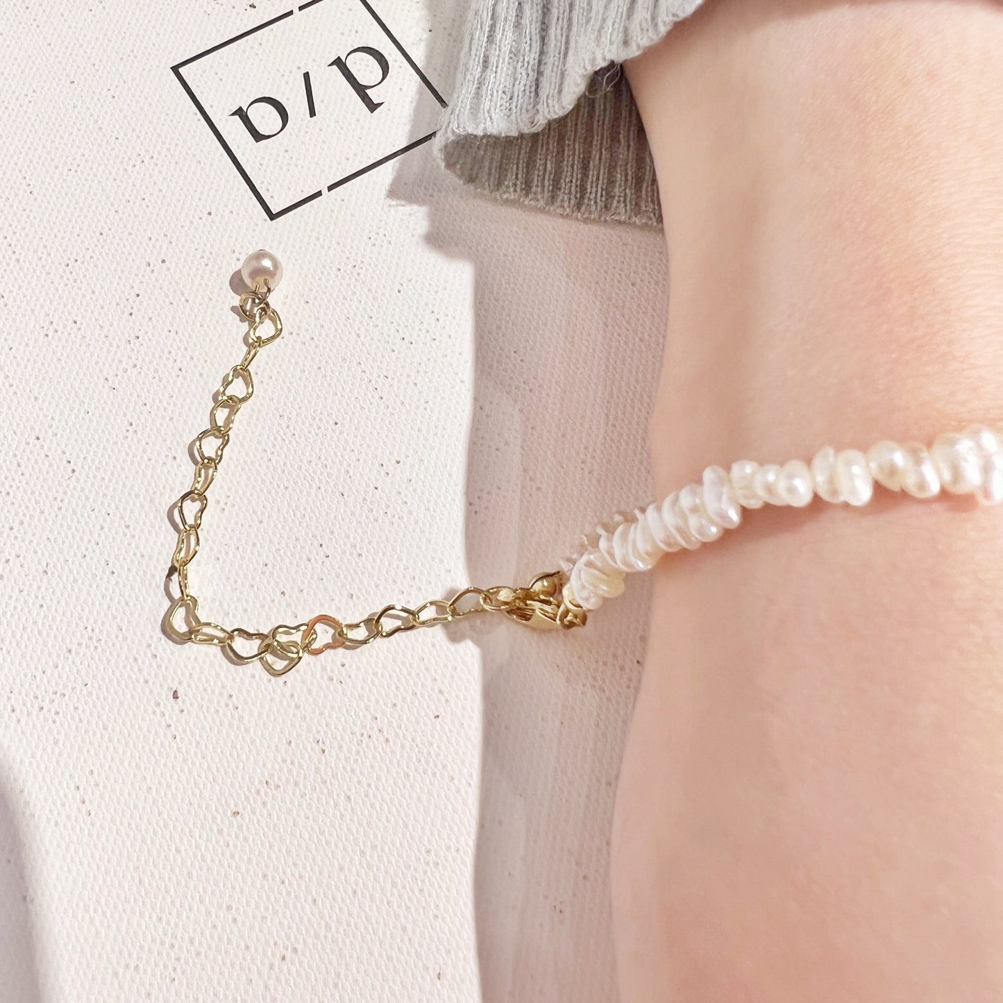 18K gold plated | Mirage Pearl Bracelet