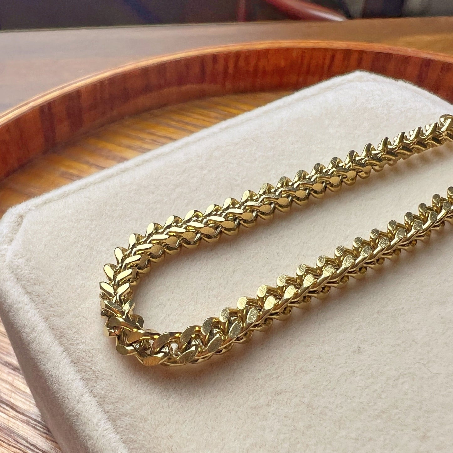 18K GOLD | Adjustable Everyday Chain Bracelet